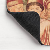 St Augustine, das für Mailand abreist Mousepad (Ecke)