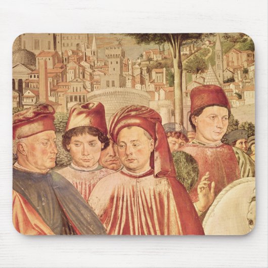 St Augustine, das für Mailand abreist Mousepad (Vorne)