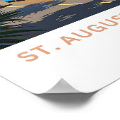 St. Augustine District Florida Travel Print Poster (Ecke)
