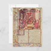 St Augustine, Epicurus, Zeno, Antiochus u. Postkarte (Vorne/Hinten)