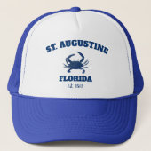 St Augustine EST 1565 Beach T - Shirt Truckerkappe (Vorderseite)