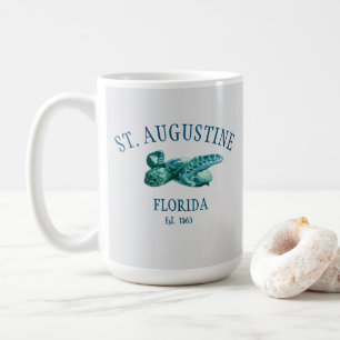 St Augustine EST 1565 Strandschildkröte Kaffeetasse