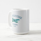 St Augustine EST 1565 Strandschildkröte Kaffeetasse (Vorderseite Links)