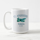 St Augustine EST 1565 Strandschildkröte Kaffeetasse (Links)