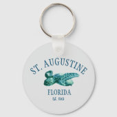 St Augustine EST 1565 Strandschildkröte Schlüsselanhänger (Rückseite)