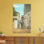 St. Augustine, FL - Ansicht Treasury Street & Leinwanddruck (Insitu (Wohnzimmer))