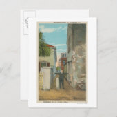 St. Augustine, FL - Ansicht Treasury Street & Postkarte (Vorne/Hinten)