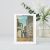 St. Augustine, FL - Ansicht Treasury Street & Postkarte (Stehend Vorderseite)