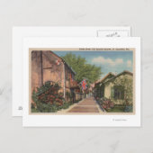 St. Augustine, FL - Aviles St. im Alten Spanisch Postkarte (Vorne/Hinten)