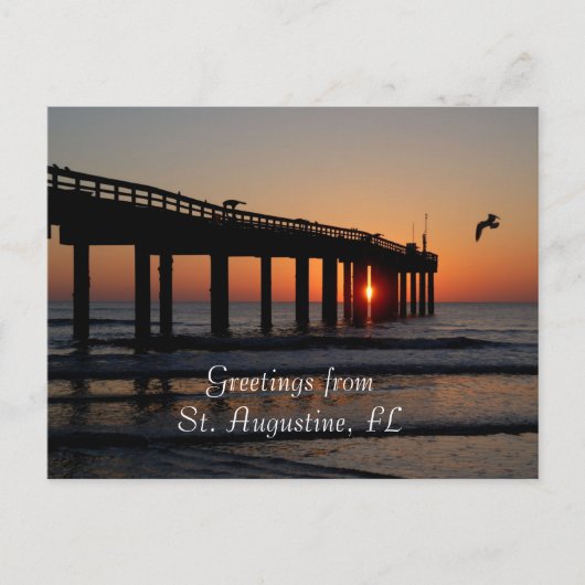 St. Augustine, FL Greetings Postkarte (Vorderseite)