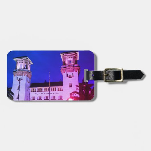 St. Augustine, FL - Hotel Alcazar Gepäcktag Gepäckanhänger (Vorderseite horizontal)