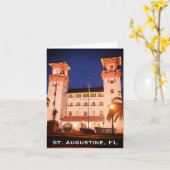 St. Augustine, FL - Hotel Alcazar Karte (Gelbe Blume)