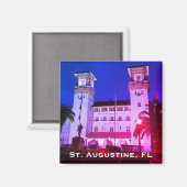 St. Augustine, FL - Hotel Alcazar Magnet (Vorderseite/Rückseite)