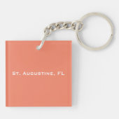 St. Augustine, FL - Hotel Alcazar Schlüsselanhänger (Rückseite)