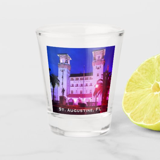 St. Augustine, FL - Hotel Alcazar Schnapsglas (Vorderseite)