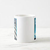 St. Augustine FL - Leuchtturm auf der Insel Anasta Kaffeetasse (Mittel)