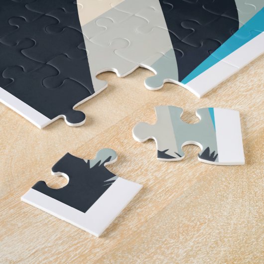 St. Augustine FL - Leuchtturm auf der Insel Anasta Puzzle (Seite)