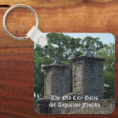 St Augustine FL Old City Gates Fotografie Schlüsselanhänger (Vorderseite)