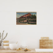 St. Augustine, FL - Sicht auf den hl. Franziskus Poster (Küche)