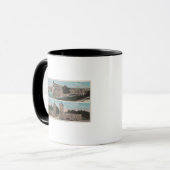St. Augustine, FL - Sicht auf Ft. Marion & City Tasse (Vorderseite Links)