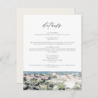 ST AUGUSTINE Fl Skyline Zieldetails-Karte