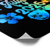 St. Augustine Florida 2026 Urlaub Tie Dye Sommer Poster (Ecke)
