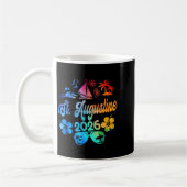 St. Augustine Florida 2026 Vacation Tie Dye Summer Kaffeetasse (Links)