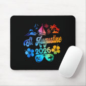 St. Augustine Florida 2026 Vacation Tie Dye Summer Mousepad (Mit Mouse)