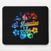 St. Augustine Florida 2026 Vacation Tie Dye Summer Mousepad (Vorne)