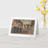 St Augustine, Florida - Ansicht von St- Georgest. Karte (Gelbe Blume)