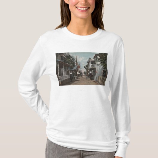 St Augustine, Florida - Ansicht von St- Georgest. T-Shirt (Vorderseite)