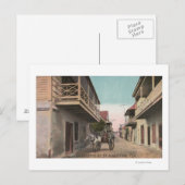 St. Augustine, Florida - Aussicht auf Charlotte St Postkarte (Vorne/Hinten)
