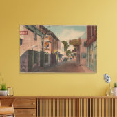 St. Augustine, Florida - Aussicht auf St. George S Leinwanddruck (Insitu (Wohnzimmer))