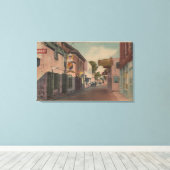 St. Augustine, Florida - Aussicht auf St. George S Leinwanddruck (Insitu (Holzboden))