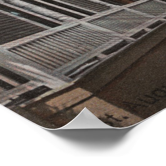 St. Augustine, Florida - Aussicht auf St. George S Poster (Ecke)