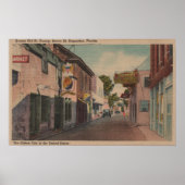 St. Augustine, Florida - Aussicht auf St. George S Poster (Vorne)