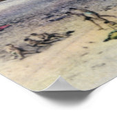 St Augustine Florida Beach Scene Poster (Ecke)