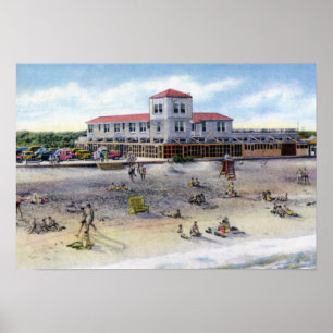 St Augustine Florida Beach Scene Poster