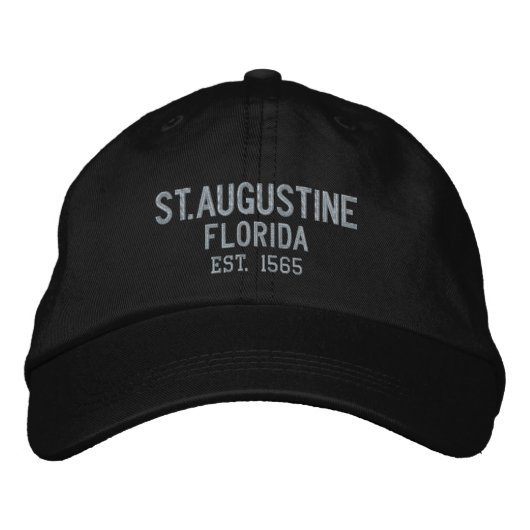 St. Augustine Florida bestickt Baseballhut Bestickte Baseballkappe (Vorderseite)