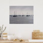 St. Augustine Florida Boats auf dem Meeresposter F Poster (Küche)