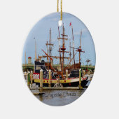 St. Augustine Florida Das Schwarze Piratenschiff Keramik Ornament (Rechts)