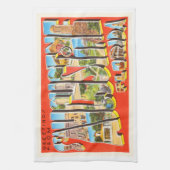 St. Augustine Florida FL Wanderung Geschirrtuch (Vertikal)