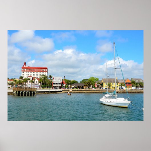 St. Augustine, Florida Flussufer Poster (Vorne)