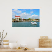 St. Augustine, Florida Flussufer Poster (Küche)