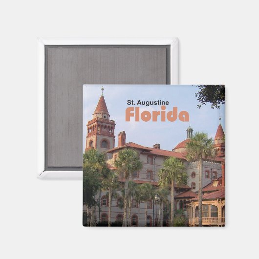 St. Augustine Florida Foto Kühlschrankmagnet (Vorderseite/Rückseite)