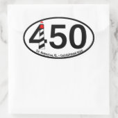 St. Augustine, Florida - gegründet 1565 - 450. Ovaler Aufkleber (Tasche)