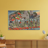St. Augustine, Florida - Große Briefmarkenszenen Leinwanddruck (Insitu (Wohnzimmer))