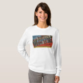 St Augustine, Florida - große Buchstabe-Szenen 2 T-Shirt (Vorne ganz)