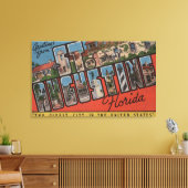 St. Augustine, Florida - Große Buchstabenszenen 2 Leinwanddruck (Insitu (Wohnzimmer))