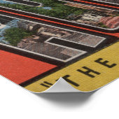 St. Augustine, Florida - Große Buchstabenszenen 2 Poster (Ecke)